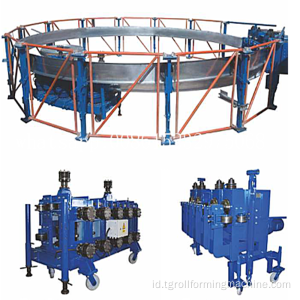 Mesin pembuat silo biji baja otomatis